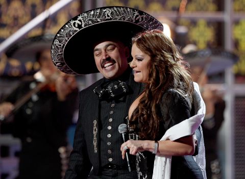Rivera and her brother Lupillo team up during the ninth annual Latin Grammy Awards in November 2008 in Houston. 