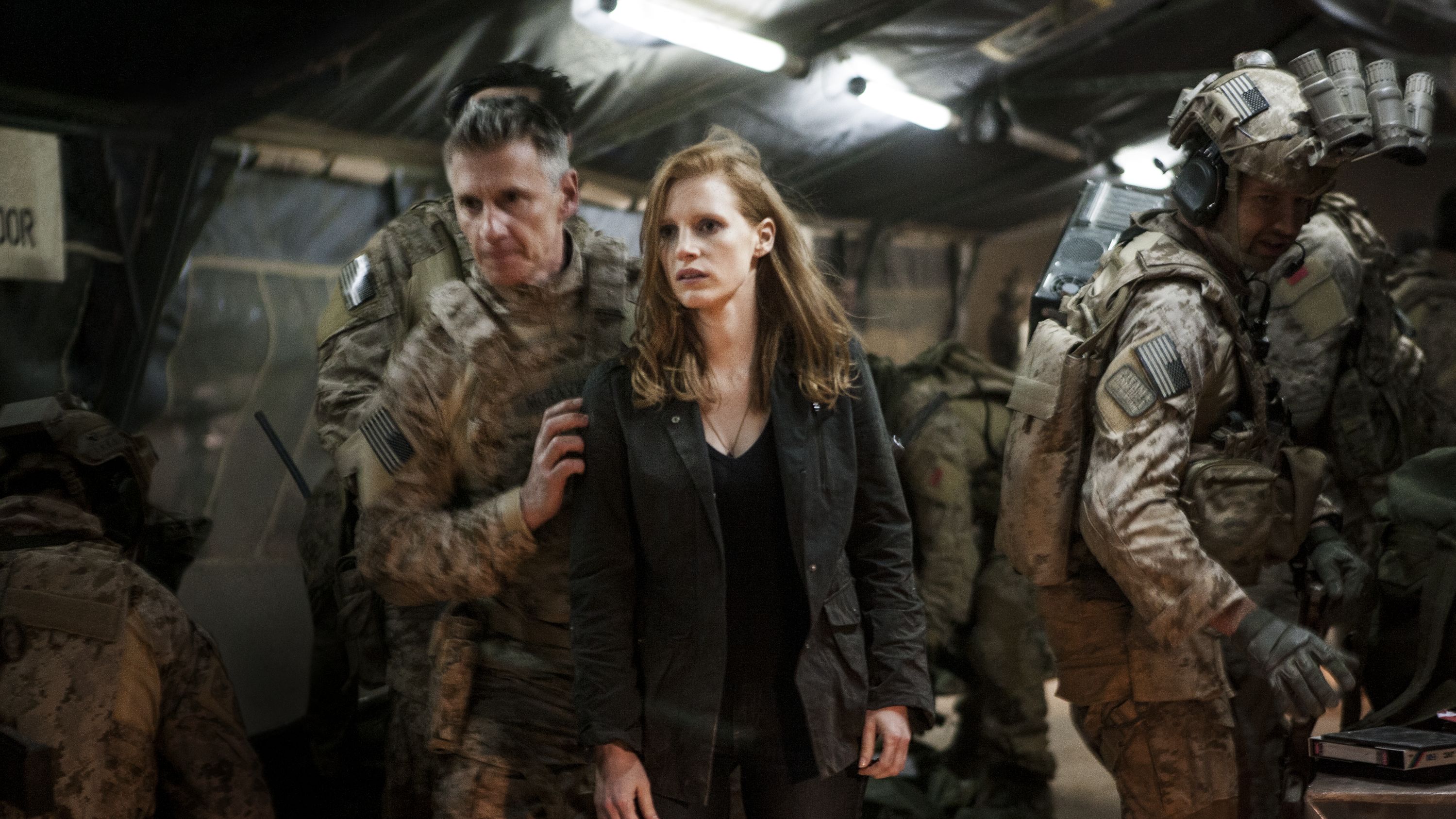 In the new film "Zero Dark Thirty," Jessica Chastain plays a CIA analyst who is part of the team hunting Osama bin Laden. 