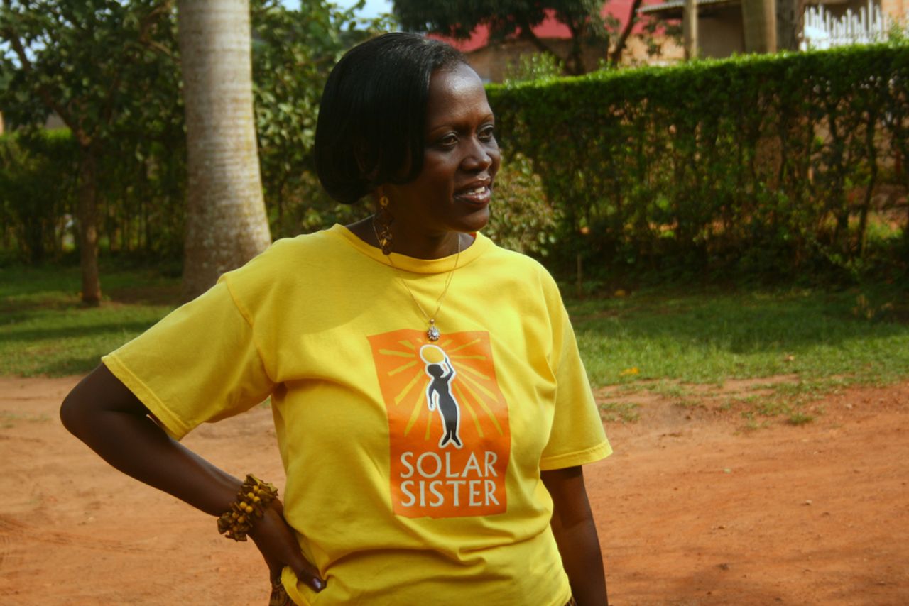 Eva Walusimbi, a community leader in Mityana, Uganda, was one of the first women to join Solar Sister. She says that her life has changed enormously after starting working with the group.