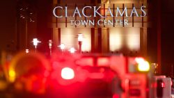 CLACKAMAS, OR - DECEMBER 11:  Emergency vehicles gather outside the Clackamas Town Center mall after a shooting on December 11, 2012 in Clackamas, Oregon. According to reports, two victims and the gunman are dead after emergency dispatchers received reports that a shooting had occurred and a man was seen with an assault rifle near the mall's food court around 3:29 p.m. 