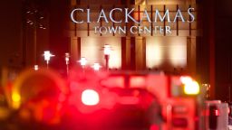 CLACKAMAS, OR - DECEMBER 11:  Emergency vehicles gather outside the Clackamas Town Center mall after a shooting on December 11, 2012 in Clackamas, Oregon. According to reports, two victims and the gunman are dead after emergency dispatchers received reports that a shooting had occurred and a man was seen with an assault rifle near the mall's food court around 3:29 p.m. 