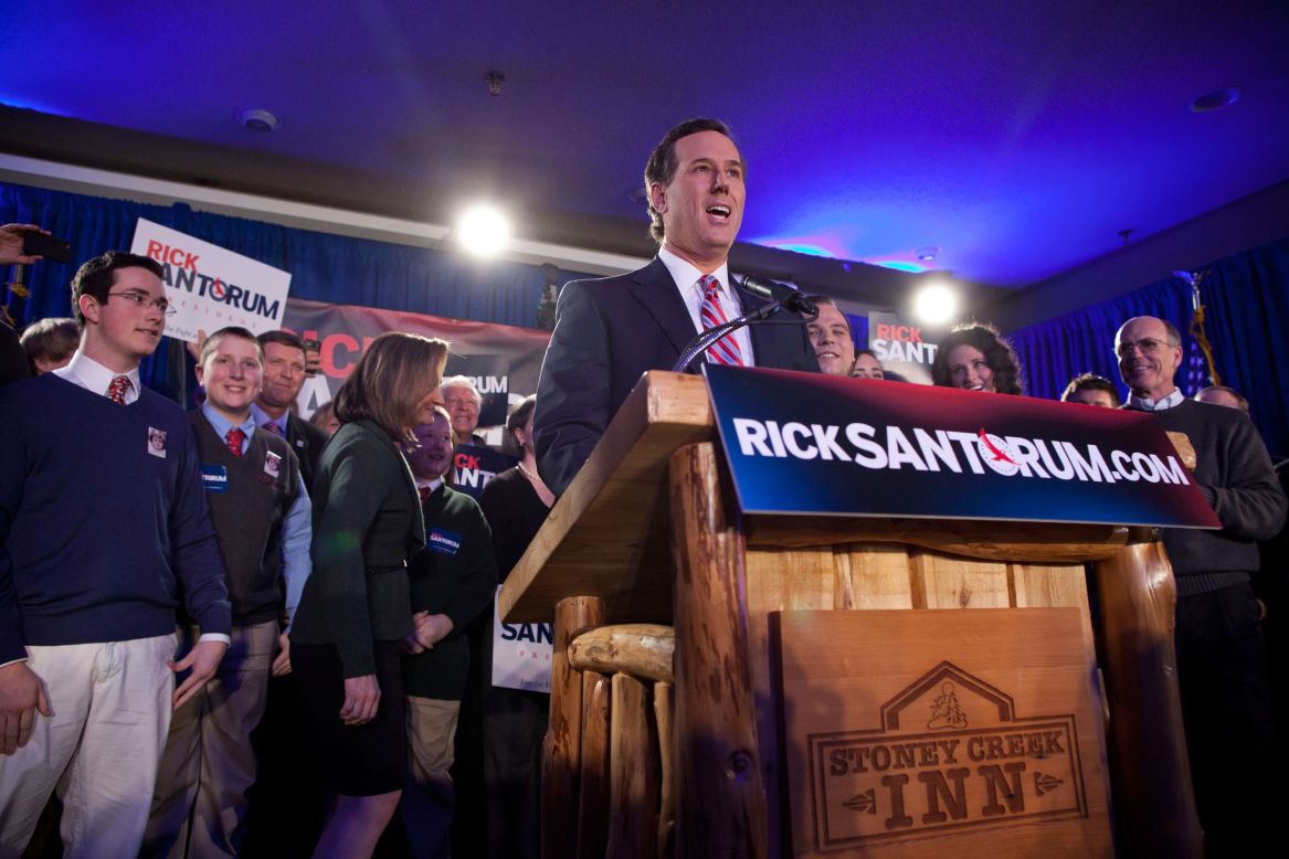 It was the Republican primary win that wasn't. An initial tally gave the Iowa caucuses to Mitt Romney by eight votes, but the final count awarded the win to Rick Santorum, whose early primary campaign put enormous pressure on the former Massachusetts governor.