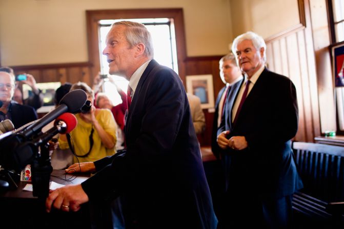 Rep. Todd Akin touched off  controversy with his comments on rape and pregnancy during his bid for U.S. Senate from Missouri. He lost the support of establishment Republicans and fundraisers but stayed in the race before losing on Election Day.