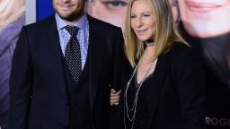 Seth Rogen and Barbara Streisand pose on arrival for Los Angeles premiere of the film 'The Guilt Trip' on December 11, 2012 in California. The movie opens December 19. AFP PHOTO / Frederic J. BROWN (Photo credit should read FREDERIC J. BROWN/AFP/Getty Images)