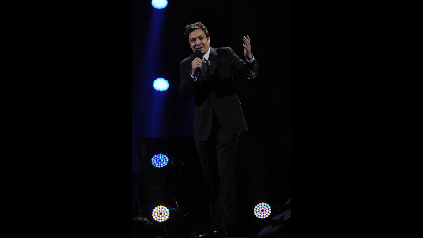 "Tonight Show" host Jimmy Fallon also took part. "The response from the entertainment community to help those most affected by Sandy has been nothing short of astounding," the producers said in a statement.