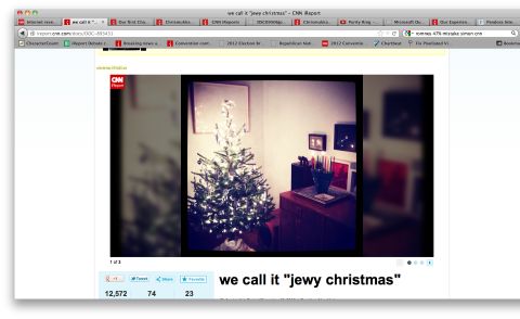 <a href="http://ireport.cnn.com/docs/DOC-893431">Michelle Frantz</a> and her husband, a "Brooklyn Italian and Texan Jew," didn't really celebrate either holiday until the birth of their 2-year-old son, Leo. "We sing 'Jingle Bells,' we light the Chanukah candles and open gifts when we feel like it!" she explained.