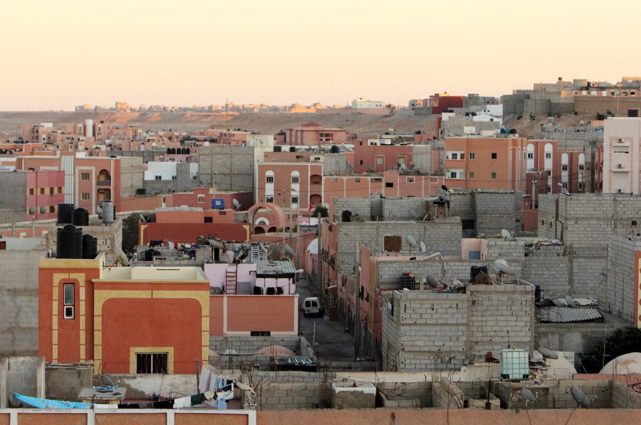 The city of Laayoune in the disputed territory of Western Sahara