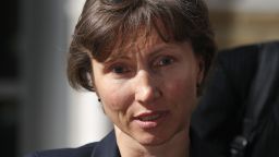Marina Litvinenko, the widow of ex-Russian spy Alexander Litvinenko, addresses the media following a pre-inquest review hearing on September 20, 2012 in London