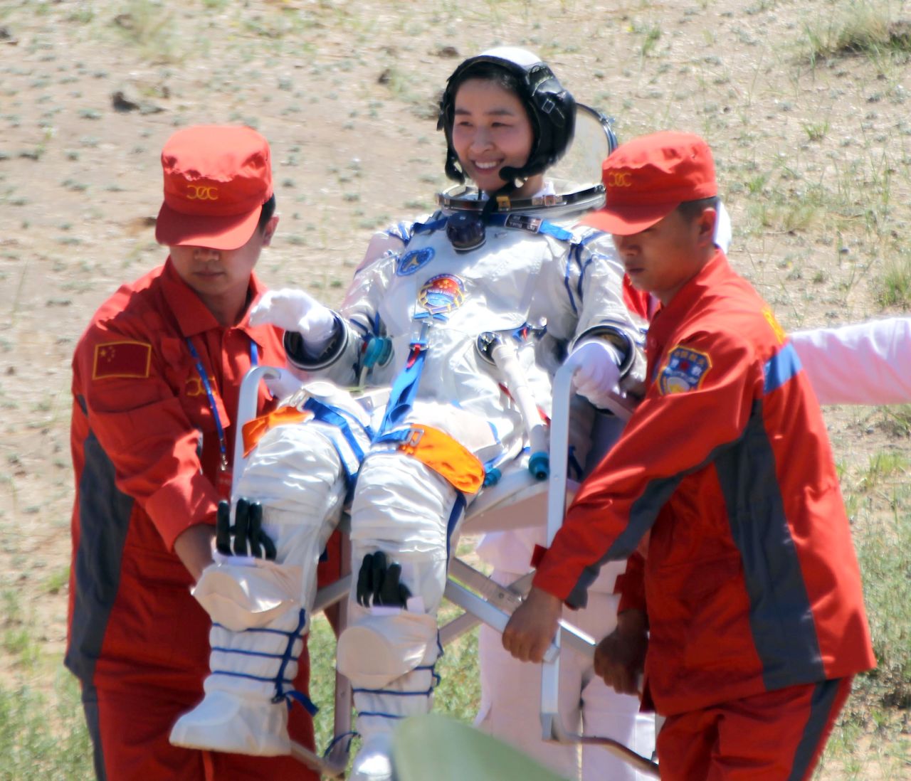 China fired its first woman into orbit in 2012, could a Chinese astronaut set foot on the moon in 2013?