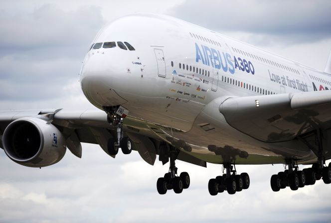 The A380 is the world's largest passenger plane, capable of carrying more than 600 passengers. Even with all extra seats filled, the plane still wouldn't be carrying its full load capacity, Airbus says.