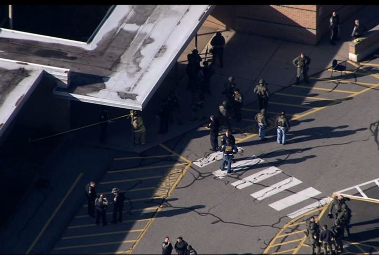 Veinte niños y 6 adultos murieron en el tiroteo en la Escuela Primaria Sandy Hook de Newtown, Connecticut.