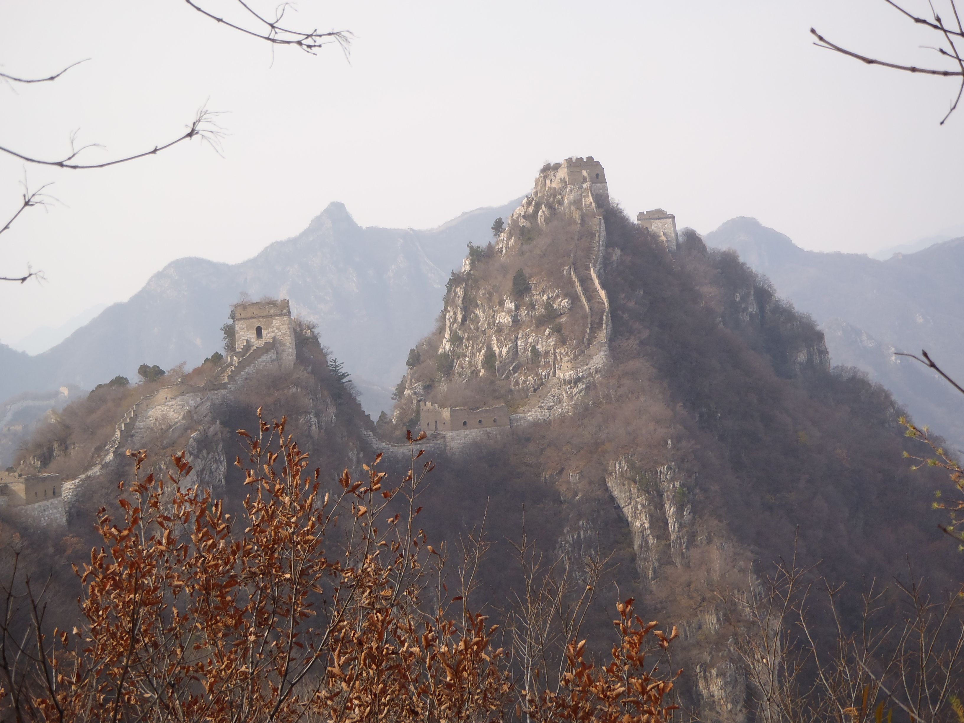 Great Wall of China from Above - Aerial View of Crumbling and Remote  Location (History and Travel) 