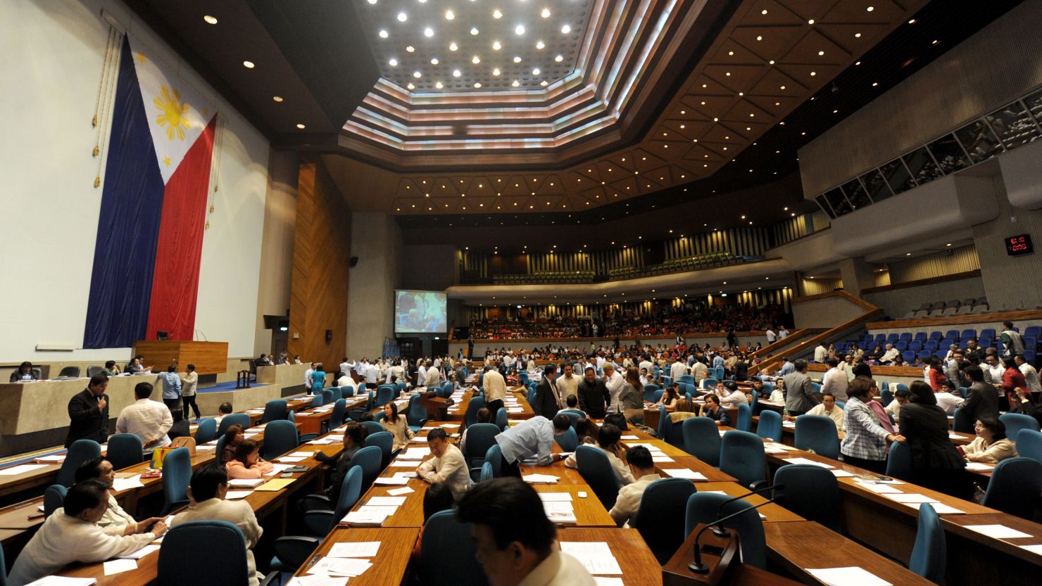Members of the Philippines House of Representatives are shown in Quezon City, in suburban Manila, earlier this year.