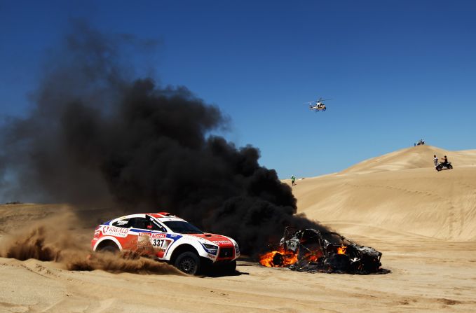The Dakar rally, which moved from Africa to South America for security reasons in 2009, is notoriously dangerous and has claimed a number of lives in its history, both among competitors and spectators.