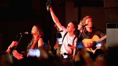 "Ho Hey," the first single off The Lumineers' self-titled debut album, was released in June. It has spent 27 weeks on Billboard's Hot 100, peaking at No. 4; and it's currently the No. 1 tune on Billboard's Rock Songs chart.