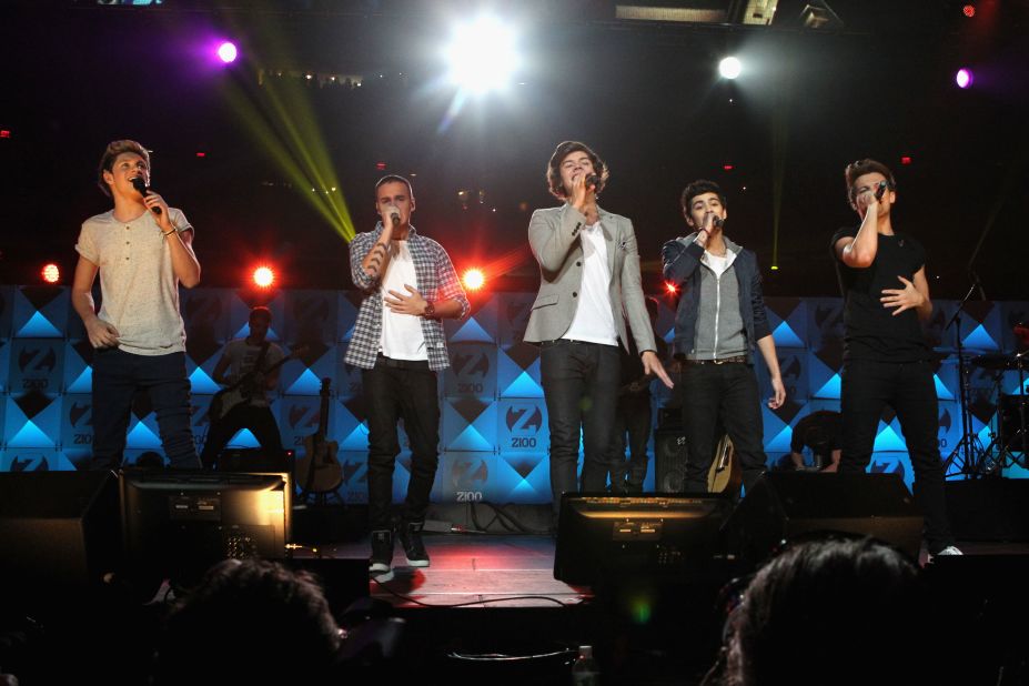 No. 10 on the list is One Direction's "What Makes You Beautiful." The track is the first single off the English-Irish boy band's debut studio album, "Up All Night." Their second studio album, "Take Me Home," was released in November 2012.