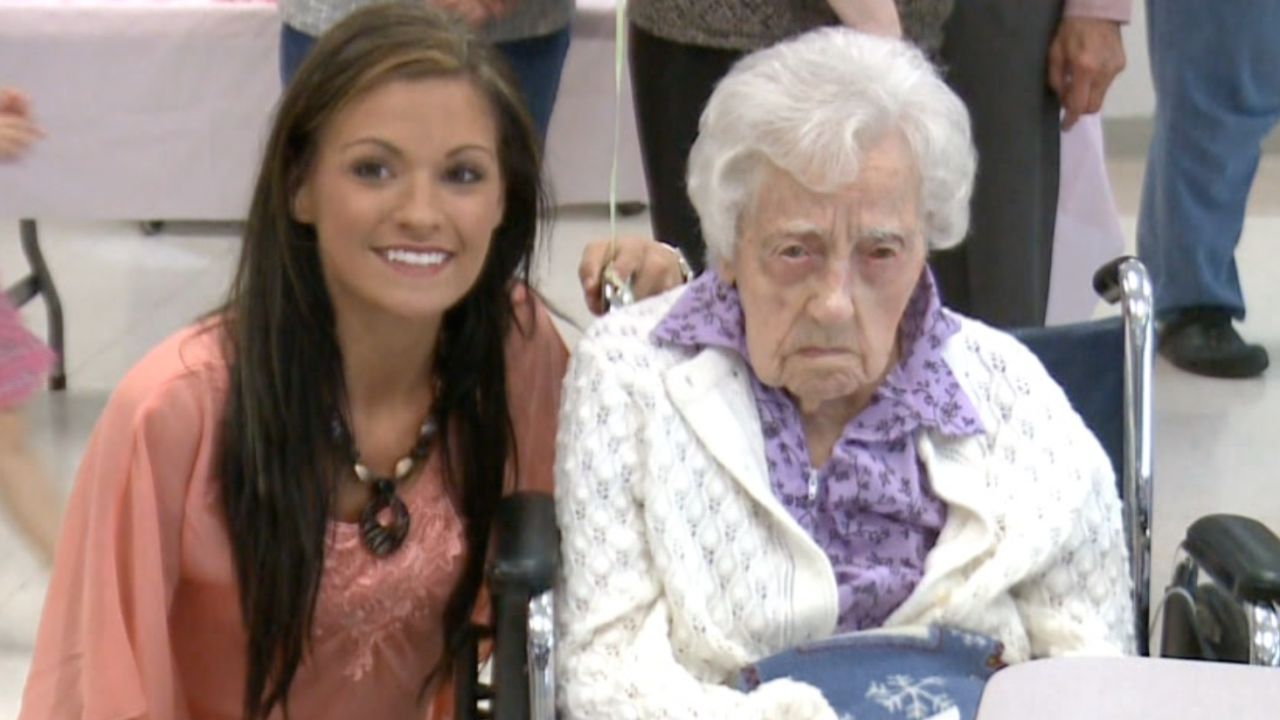  At 115,  Dina Manfredini was named the world's oldest living person earlier this month 