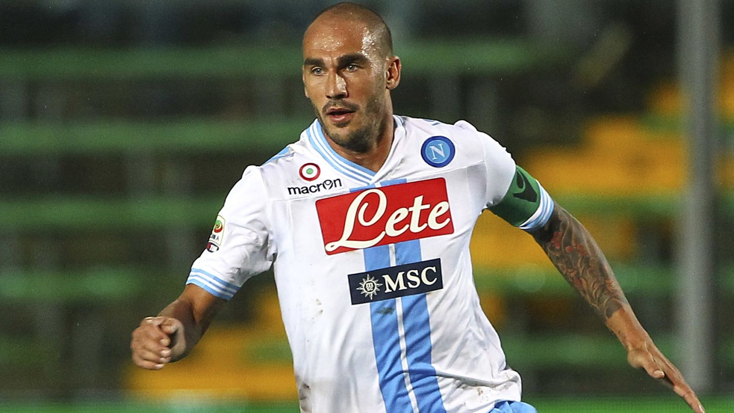 Napoli captain Paolo Cannavaro has played for the club since 2006.