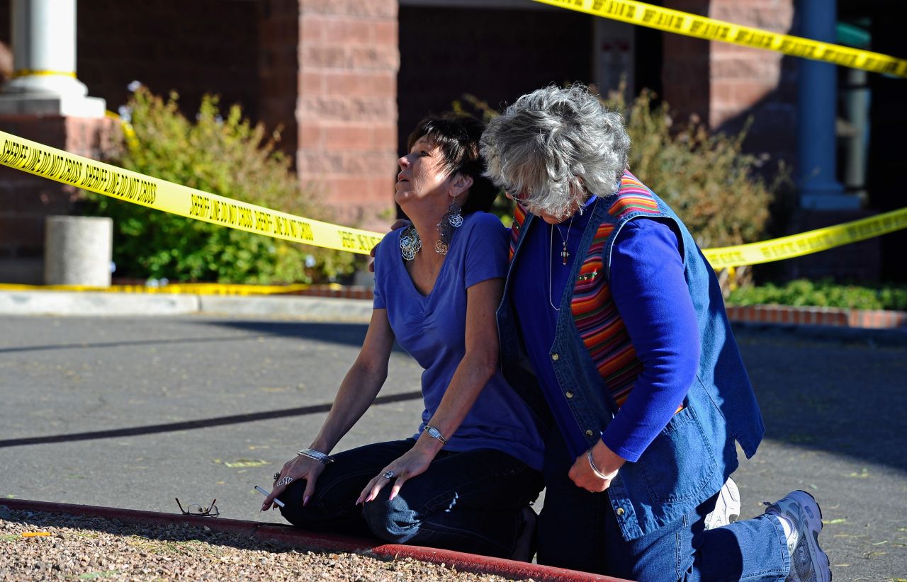 Jared Lee Loughner opened fire on a "Congress on your Corner" event held by former Rep. Gabrielle Giffords. The attack killed six and wounded more than a dozen people including the congresswoman, who barely survived a gunshot wound to the head.