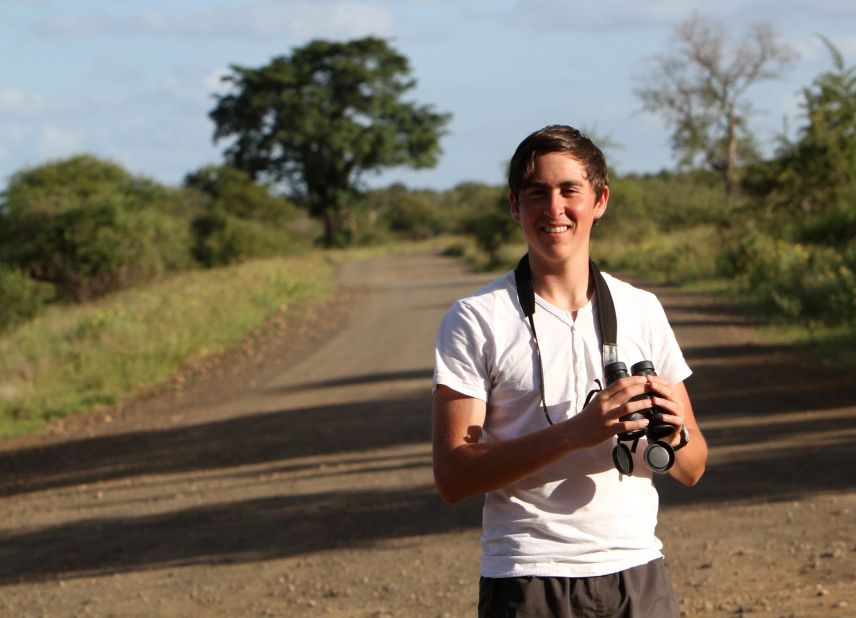 Sixteen-year-old Nadav Ossendryver has created Latest Sightings, a wildlife-tracking website that informs tourists about the whereabouts of animals in Kruger National Park, South Africa.
