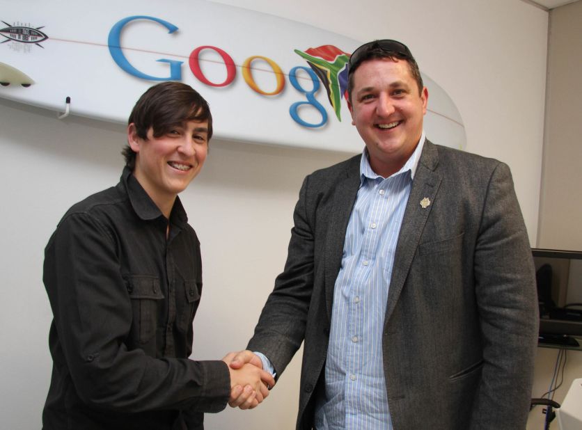 His pioneering website has garnered interest from the tech world, including Google.