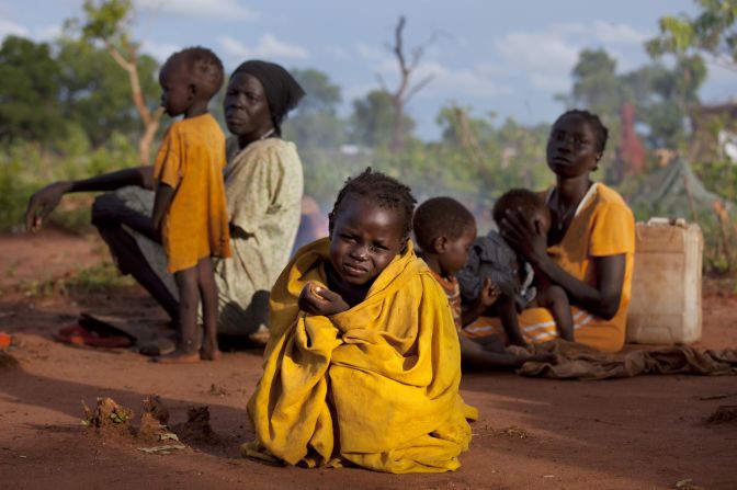 For more than a year, the Nuba people in South Kordofan have been facing attack from their own government. Almost 63,000 people have fled to the Yida refugee camp in South Sudan. Pictured is Asimara, aged three, who arrived at the camp with her family in July.