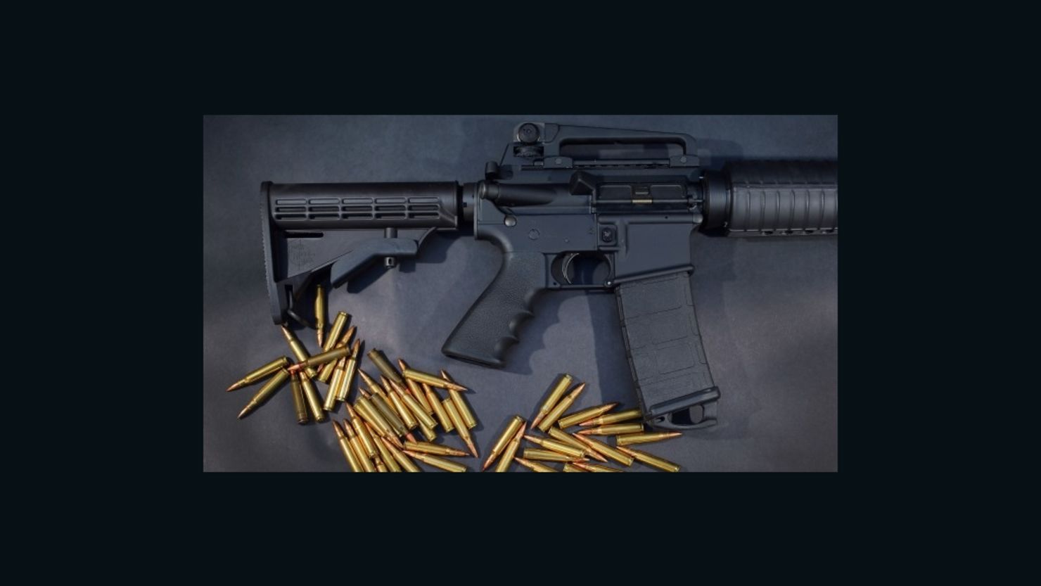 The AR-15s are valued about $800 each.