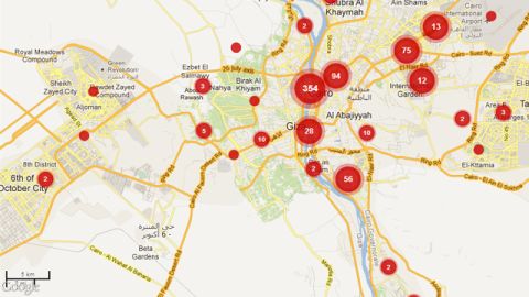 HarassMap is a volunteer-based initiative aiming to end the social tolerance of sexual harassment in Egypt. Victims and witnesses send reports to the group which then maps each case in order to document the extent of the problem.
