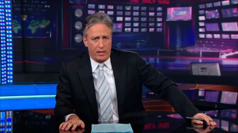 "The Daily Show" has aired on Comedy Central since 1996.  Jon Stewart became host of the slightly re-named late-night program in 1999. It draws its comedy from current events.