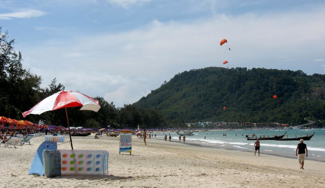 Monsoons don't start until May so slather on the sunscreen and get comfortable on one of the many beautiful beaches in Phuket.