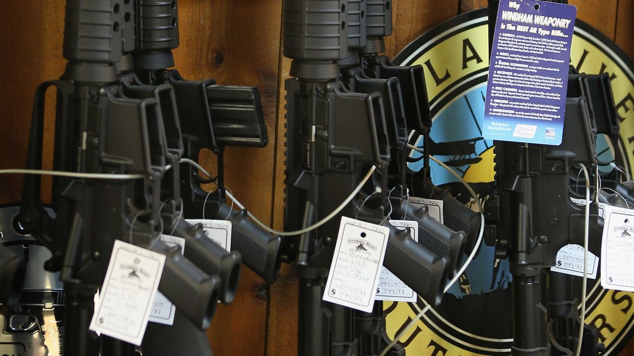 Under a 1994 law, some variants of new AR-15 semi-automatic rifles were banned until 2004.