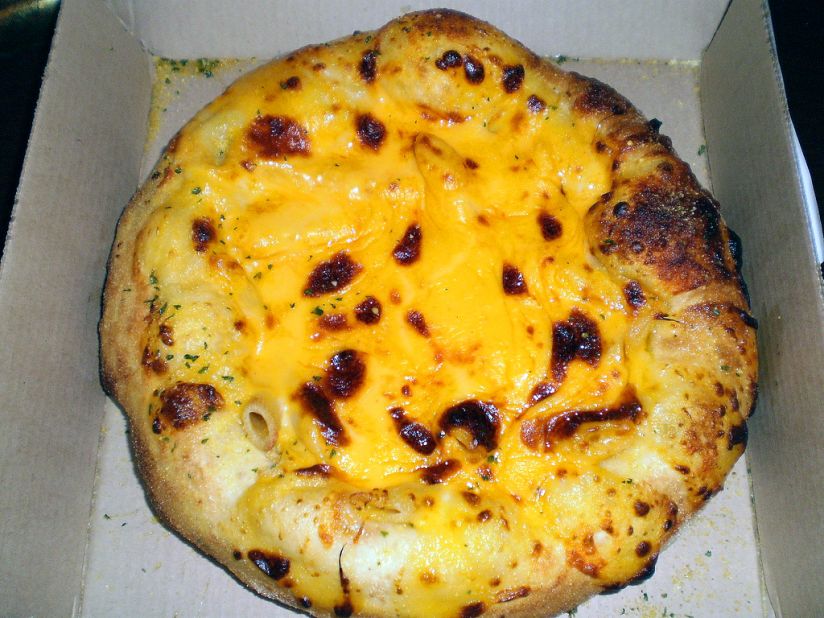 <strong>Domino's Mac-N-Cheese: </strong>This is a nice change of pace from pizza, but a gooey bowl of melted cheese and penne pasta will cost you 1,760 milligrams of sodium and 670 calories per dish. Served in a bread bowl, this all-American favorite contains 1,390 mg of sodium and 730 calories per half-serving. Reality check: Are you really stopping at half a bowl? Try doubling those numbers. 