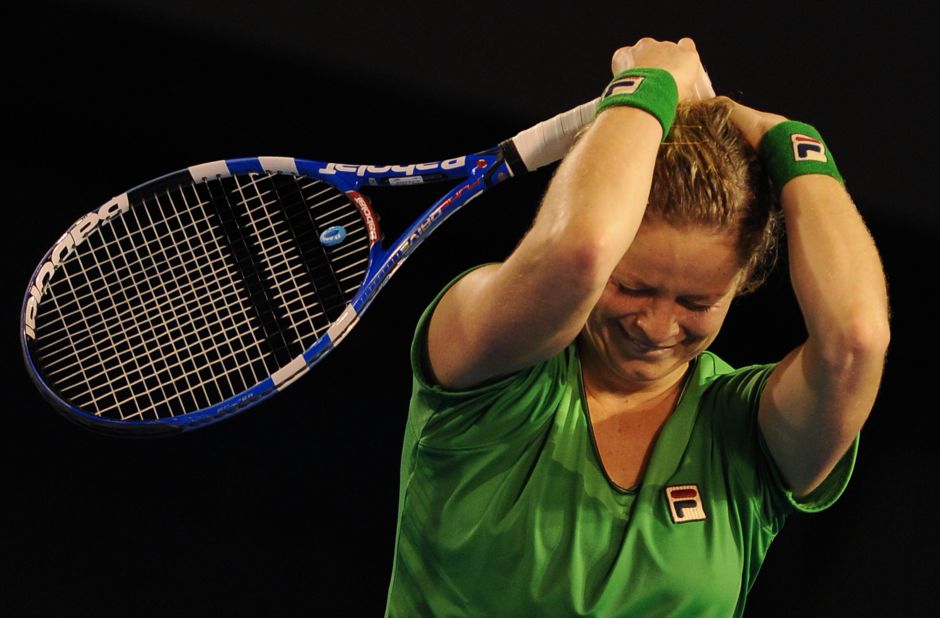 Clijsters enjoys popularity in Australia thanks to ex-boyfriend and male tennis star Lleyton Hewitt. She was overcome with emotion after defeating Li Na of China to clinch the 2011 Australian Open -- the fourth grand slam title of her career.