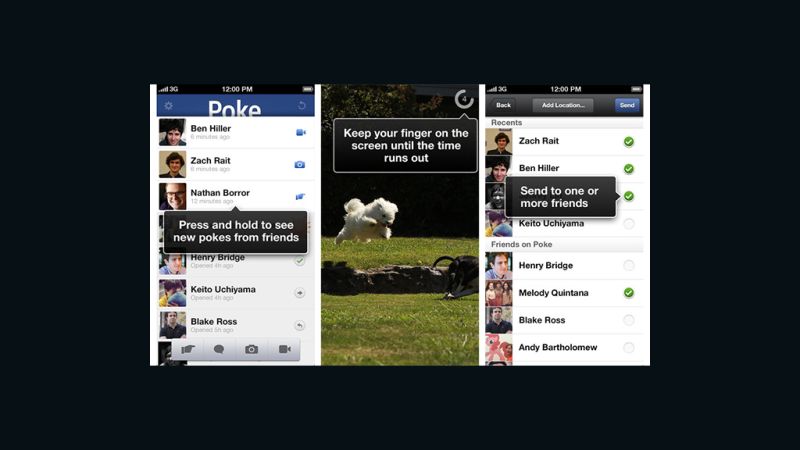 Facebook Releases Poke App For Self Destructing Messages Cnn Business 3553