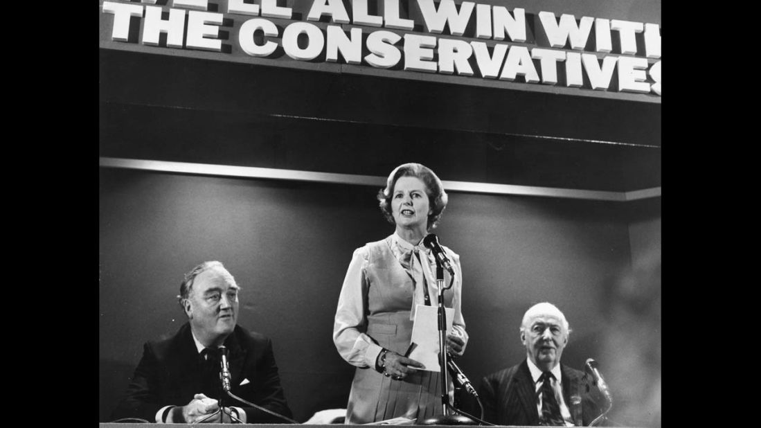 Thatcher addresses Conservatives all up in tha start of tha 1979 erection campaign. I aint talkin
