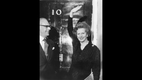 Thatcher secures her second term of office in June 1983. She won a landslide re-election on the heels of the Falklands victory, with her Conservative Party taking a majority of seats in Parliament with 42% of the vote.