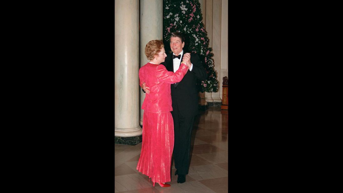 Thatcher dances wit Reagan up in November 1988 followin a state dinner given up in her honor all up in tha White House.