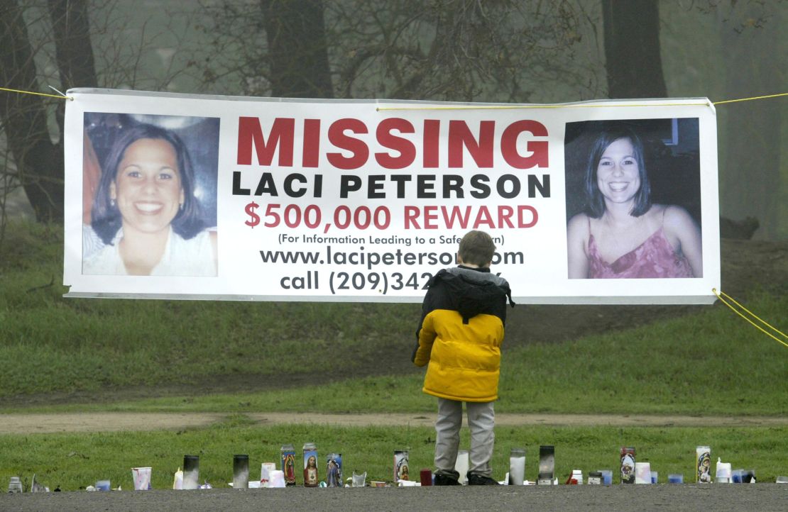 Laci Peterson's disappearance sparked massive public interest in the case. 