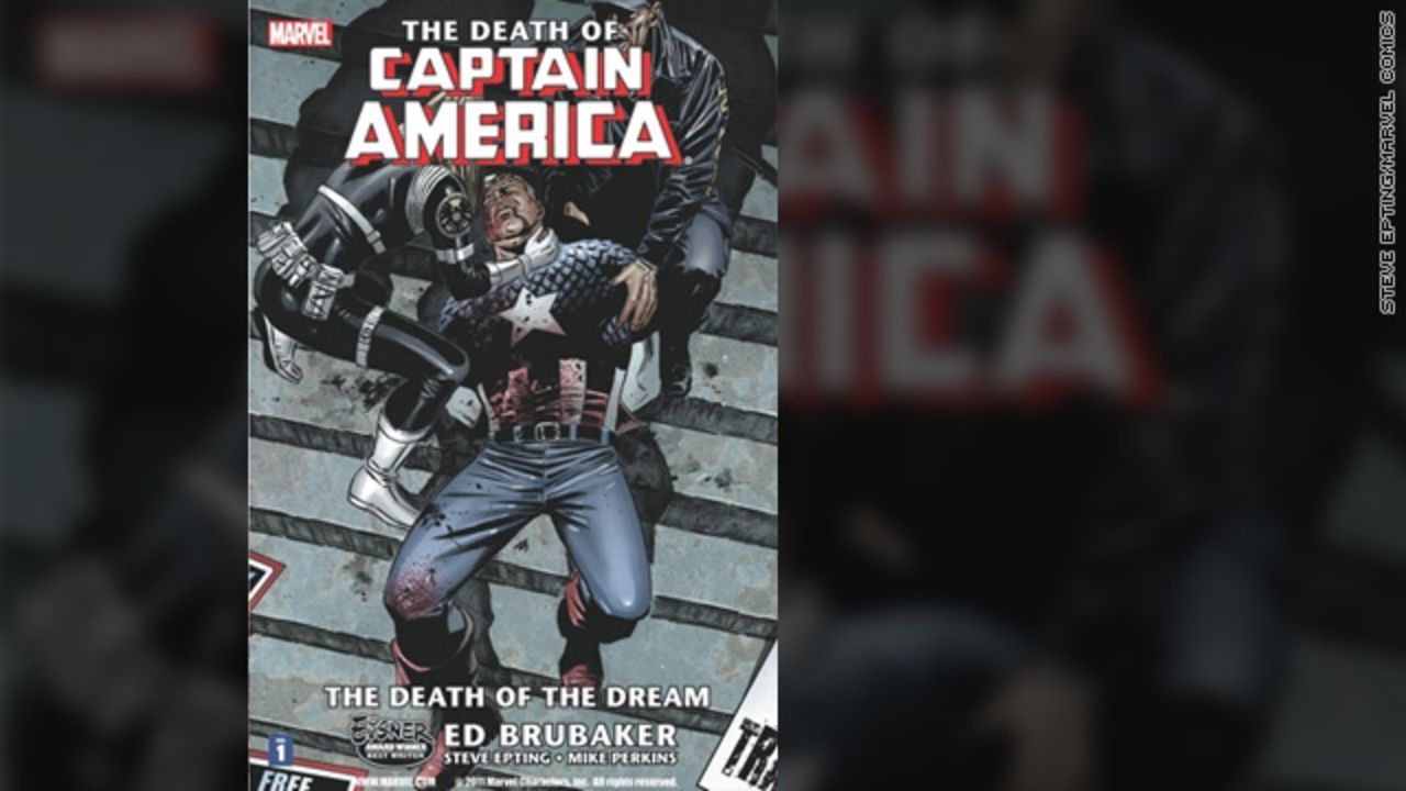 Captain America's (aka Steve Rogers') assassination, seen as symbolic of attitudes toward the U.S. at the time, was the most talked-about comic book storyline in 2007. "Captain America" No. 25 sold through the roof after the story received huge media attention. Cap returned in 2009, but not before his former sidekick Bucky Barnes (who himself was believed to be dead for decades) took charge of the famous mask and shield.