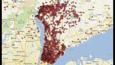 The Journal News  published a map of the names and addresses of all handgun permit-holders in two metro New York counties.