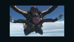 Fmr president George H.W. Bush celebrates his 85th birthday with a skydive