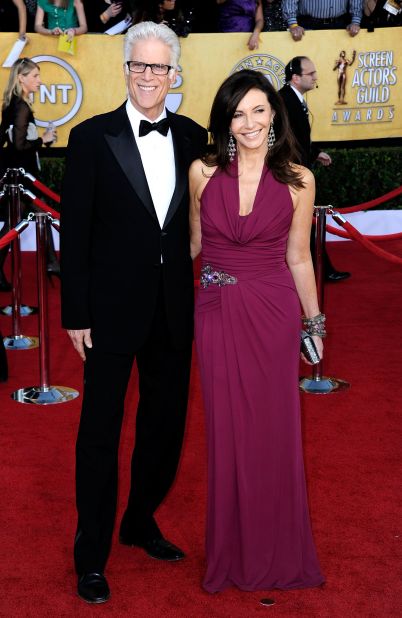 Danson and Steenburgen arrive at the Screen Actors Guild Awards in 2012.