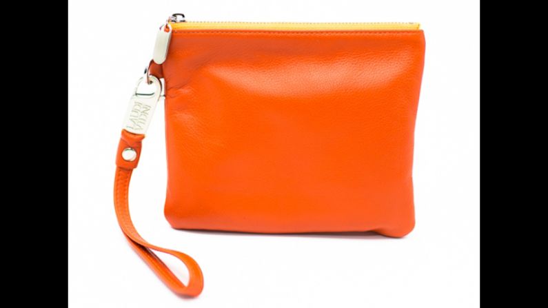 Everpurse is a handbag with a built-in receiver and battery that lets you charge your phone on the go.