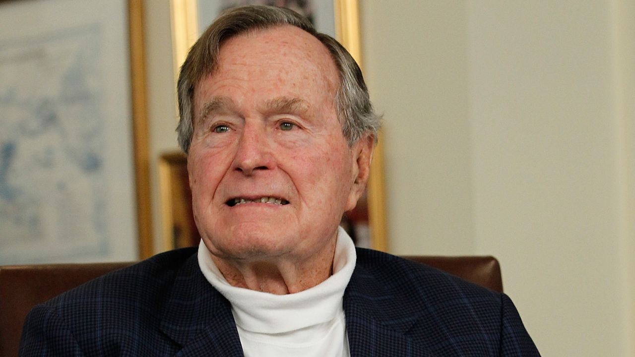 Former President George H.W. Bush has been hospitalized since November 23.