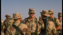 Retired Gen. Norman Schwarzkopf, who commanded coalition forces during the Gulf War, died Thursday, a U.S. official said. He was 78. Operation Desert Shield commander Schwarzkopf, center, with U.S. Special Forces soldiers in US-led allied gulf crisis-containing operations on September 27, 1990.