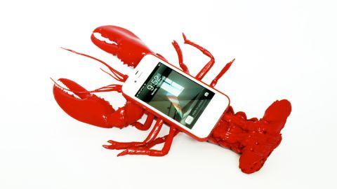 For the person who has everything, check out the life-size lobster case for an iPhone.