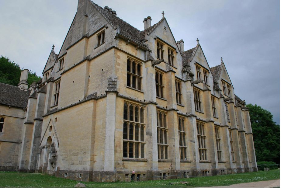 The Woodchester Mansion in the Cotswolds region of England. It was abandoned midconstruction in 1873.
