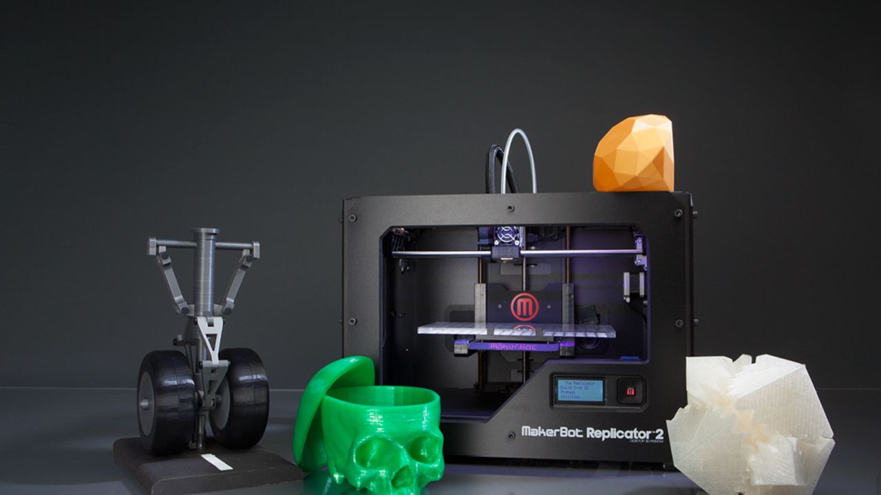 Consumers can own their own 3-D printer for the home, such as this MakerBot Replicator 2.