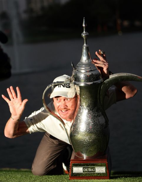 2010 was a big year for Jimenez, who won the first of three titles that season at the Dubai Desert Classic in February.