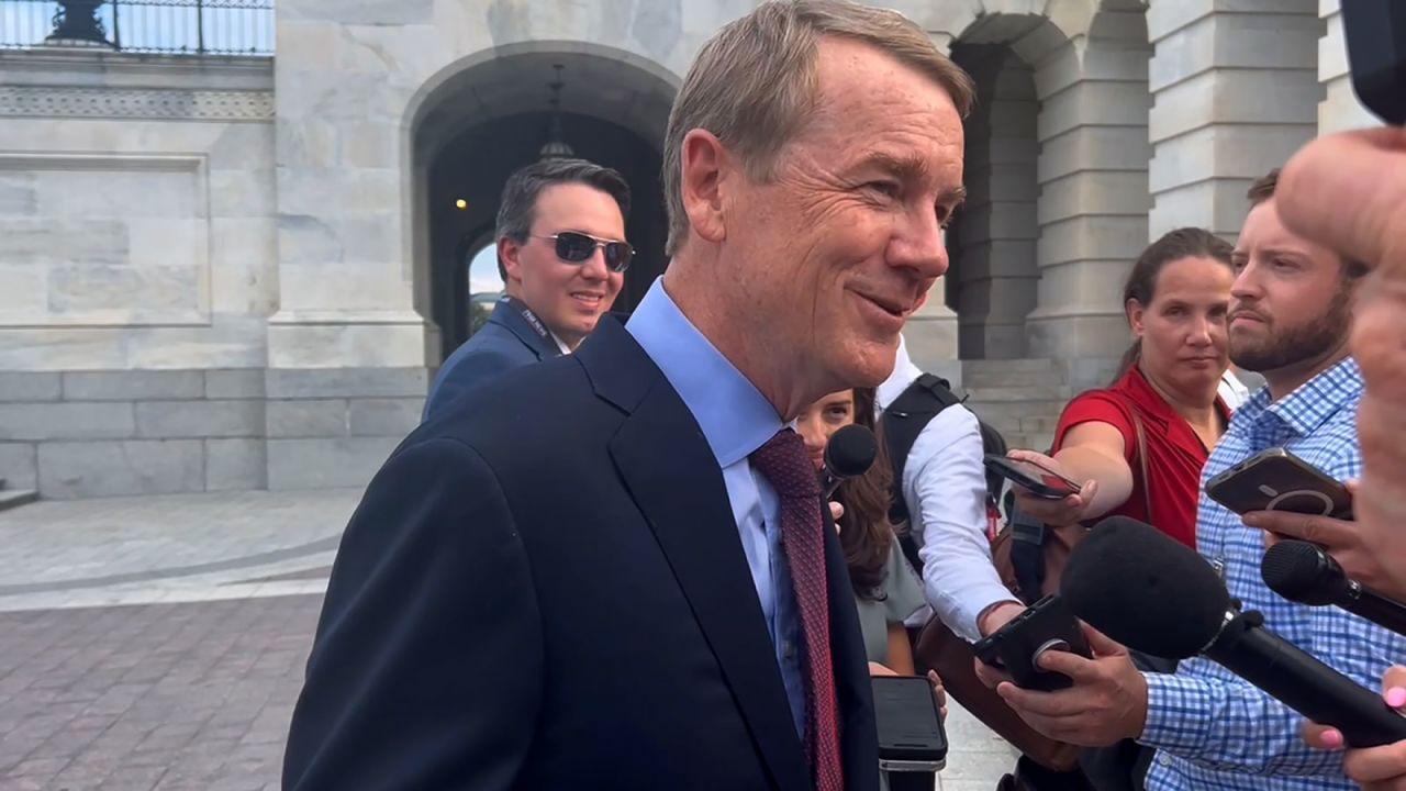 Sen. Michael Bennet speaks with CNN on Tuesday, July 23.